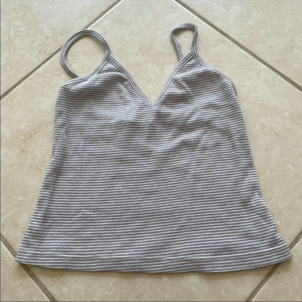 brandy melville grey tank top